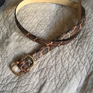 Leopard belt